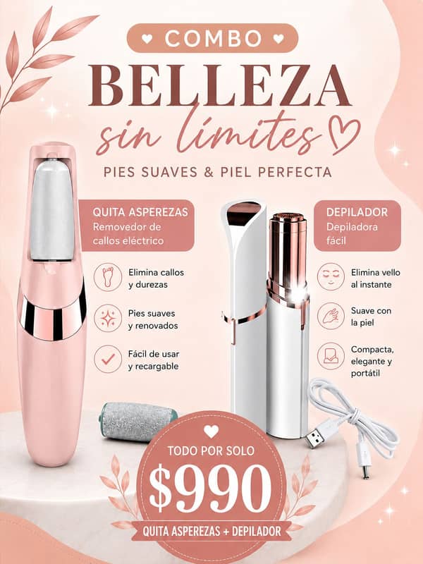 Quita Asperezas + Depilador 